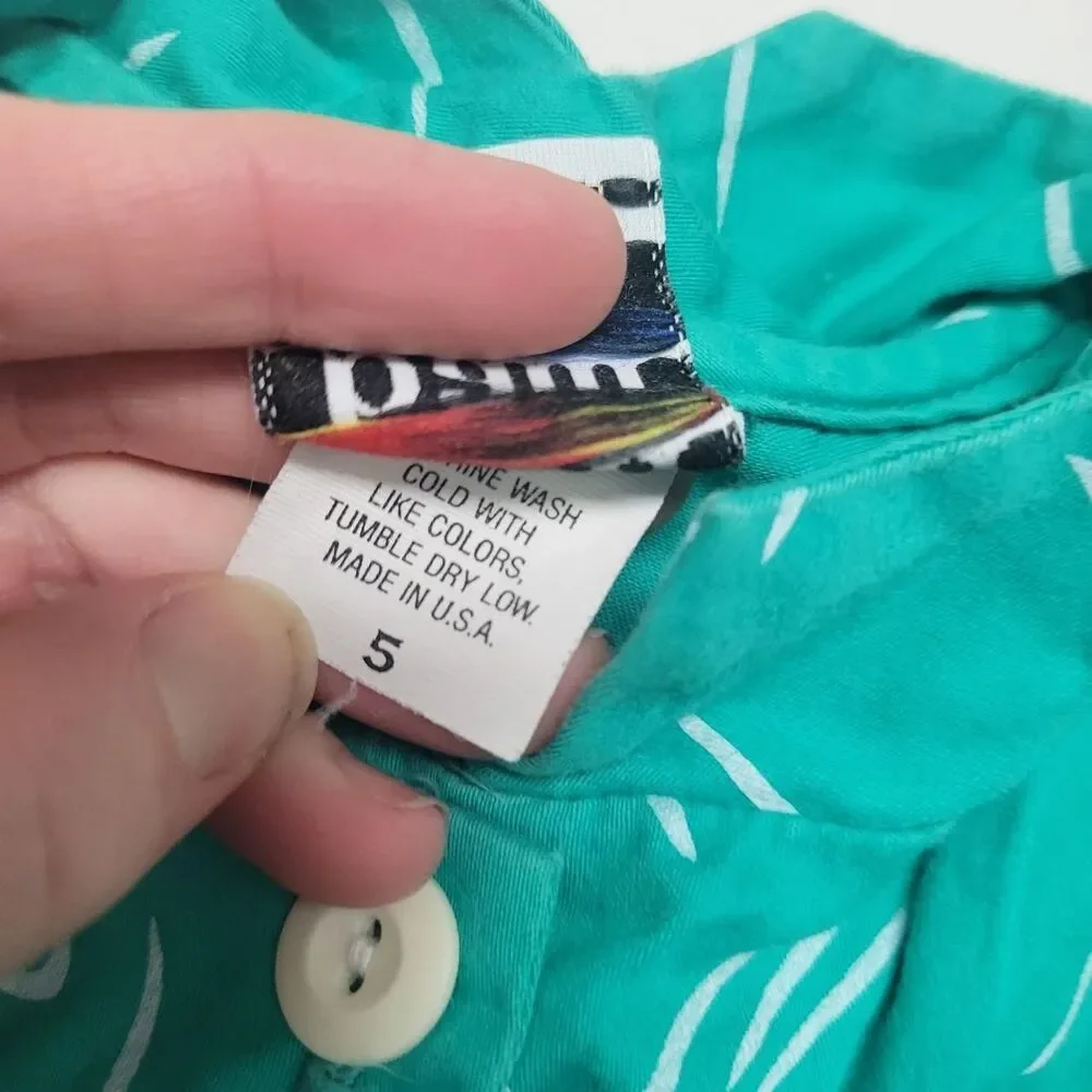 Unbranded Green and Blue Playsuit-romper - Picture 3 of 6
